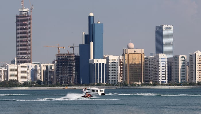 A general view of the Abu Dhabi skyline is seen, December 15, 2009. — Reuters