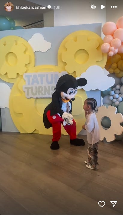 Khloé Kardashian celebrates son Tatums birthday with Disney magic