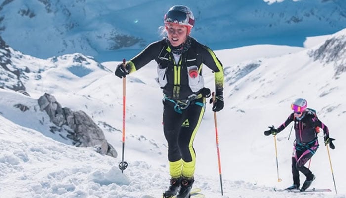 German biathlete and double Olympic champion Laura Dahlmeier participates in Adamello Ski Raid 2025. — Instagram/@ laura_dahlmeier /File