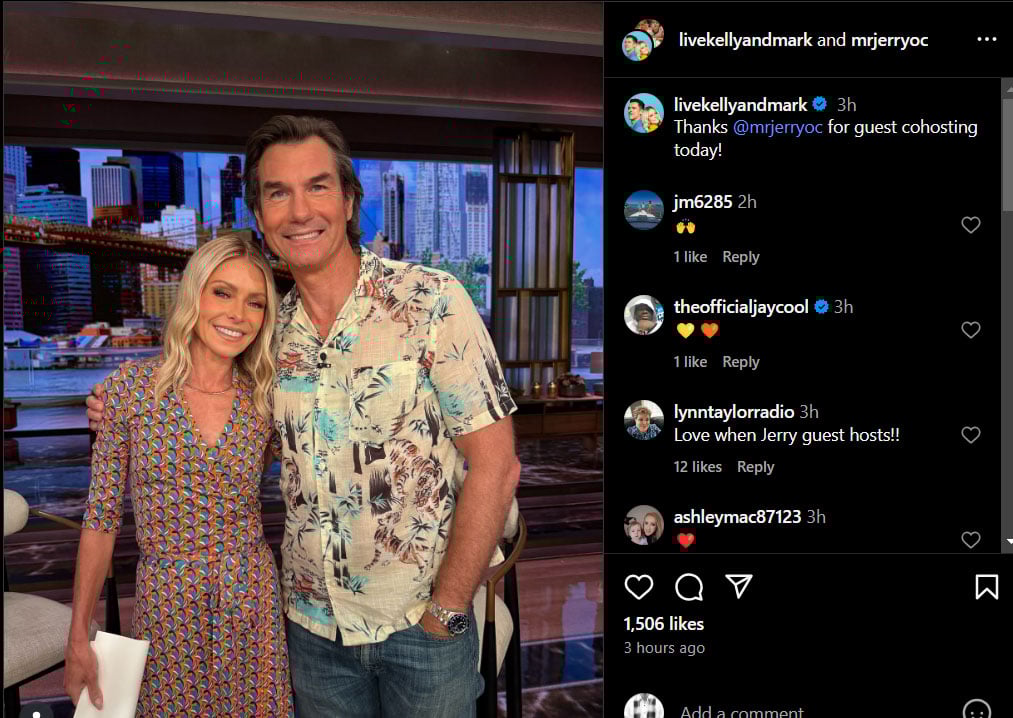 Jerry OConnell surprises viewers on daytime talk show