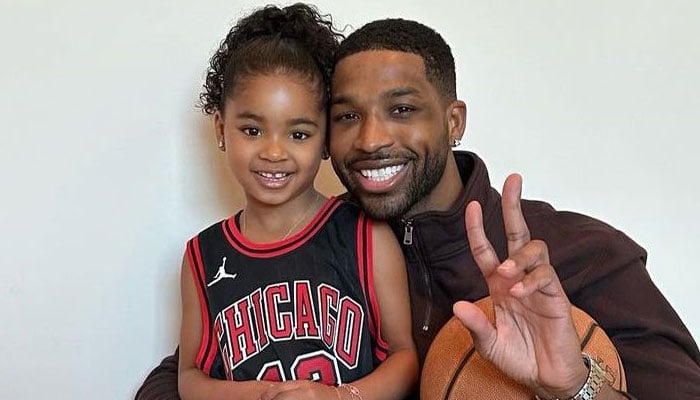 Tristan Thomspon shares sweet selfie with daughter True