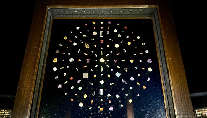 Gems with ties to early Buddhism are exhibited at Sothebys in Hong Kong on May 6, 2025. — AFP