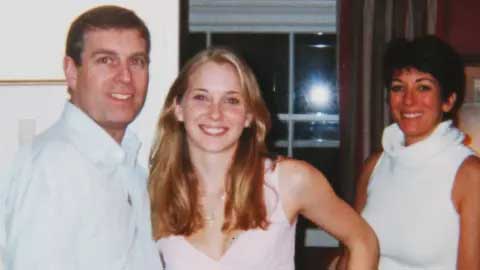 Prince Andrew with Virginia Giuffre
