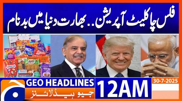 Headlines Geo News 12 AM | 30 July 2025