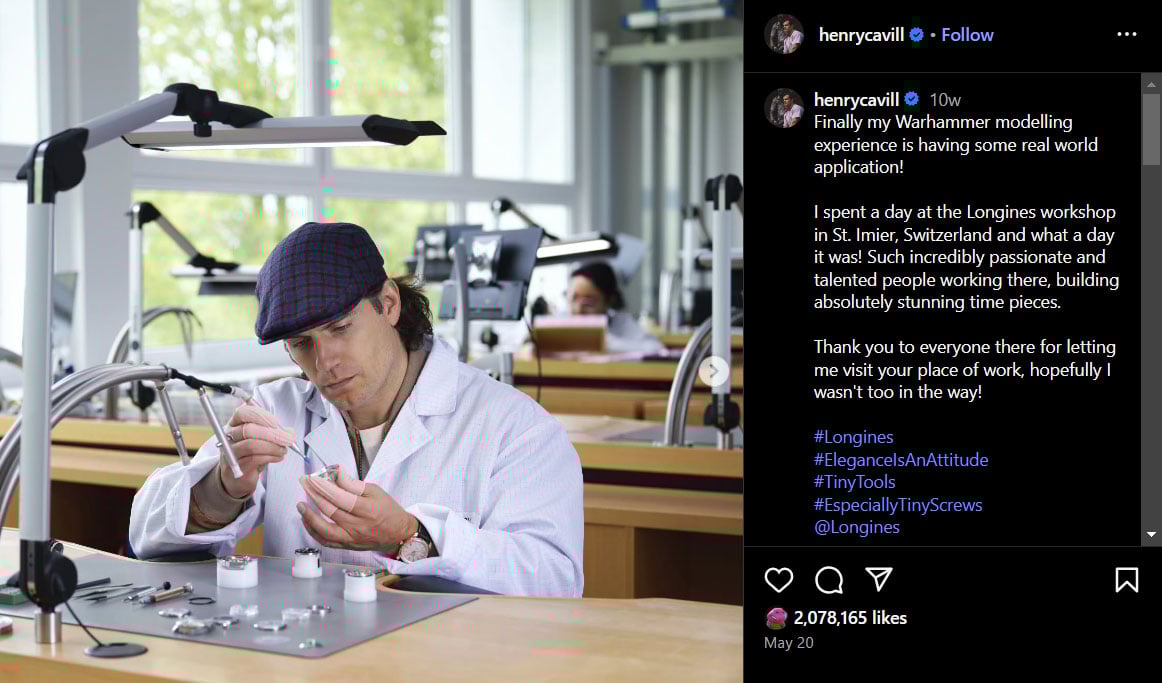 Henry Cavill gets candid about fame on social media
