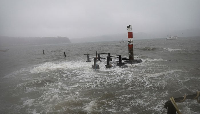 A view of the sea during an evacuation of the coast following a tsunami warning issued by local authorities after an earthquake struck the Kamchatka Peninsula in the far east of Russia, triggering warnings and evacuations across the South Pacific, in Dichato near Concepcion, Chile, July 30, 2025. — Reuters