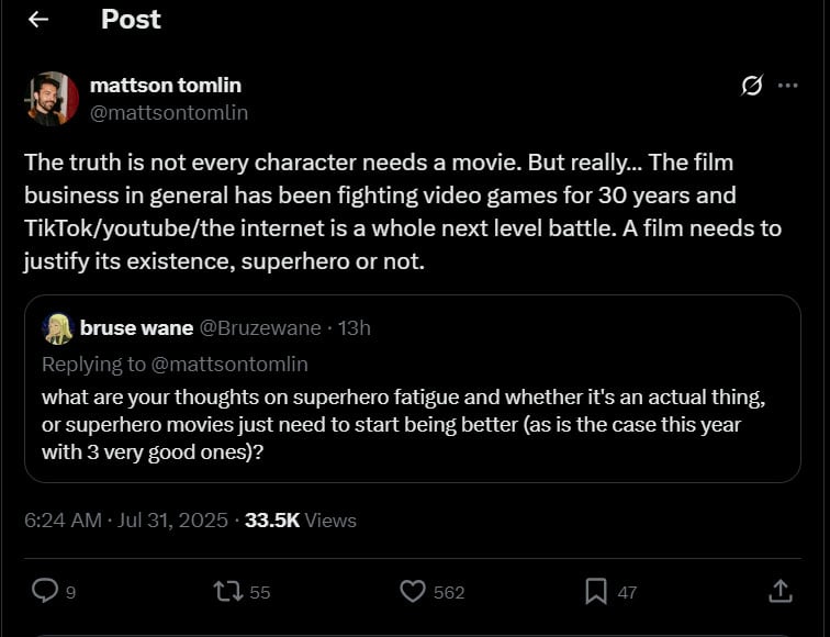 The Batman writer gets honest about superhero fatigue