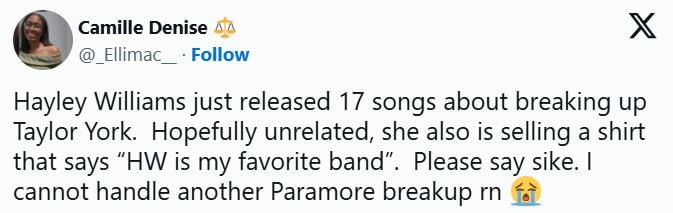 Hayley Williams sparks Paramore breakup frenzy with ‘Ego