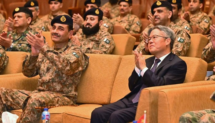 COAS Field Marshal Asim Munir attends 98th founding anniversary of the People’s Liberation Army (PLA) of China at GHQ on August 1, 2025. — ISPR