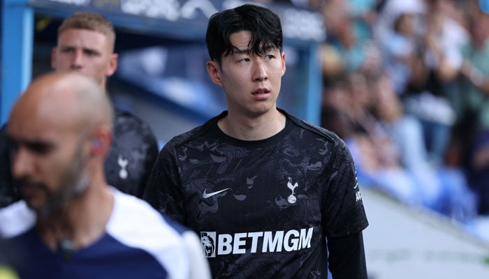 Tottenham Hotspurs captain Son Heung-min can be seen before a Pre-Season Friendly against Reading at Select Car Leasing Stadium, Reading, Britain on July 19, 2025. — Reuters