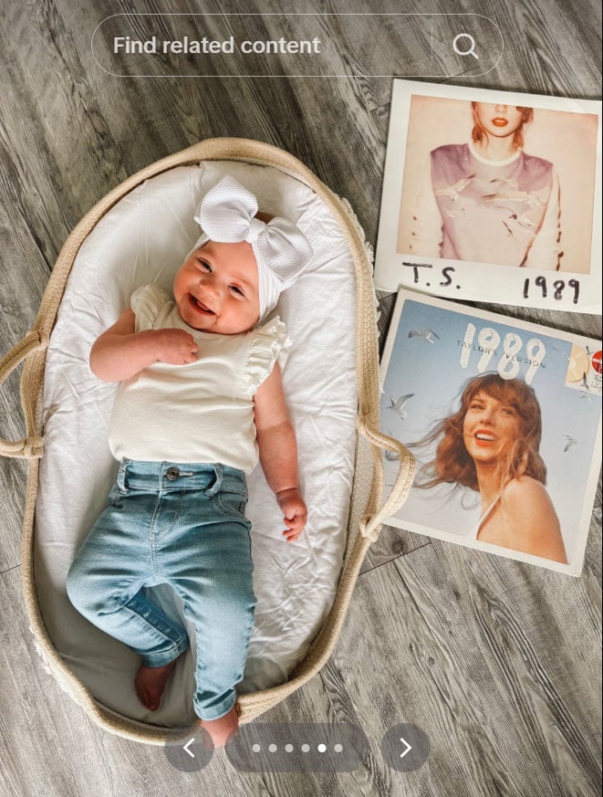 Taylor Swift fan pays tribute to singer through baby milestone