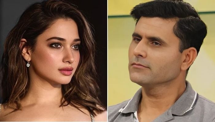 Bollywood actor Tamannaah Bhatia (left) and Abdul Razzaq. — Facebook/Instagram/ Tamannaah Bhatia