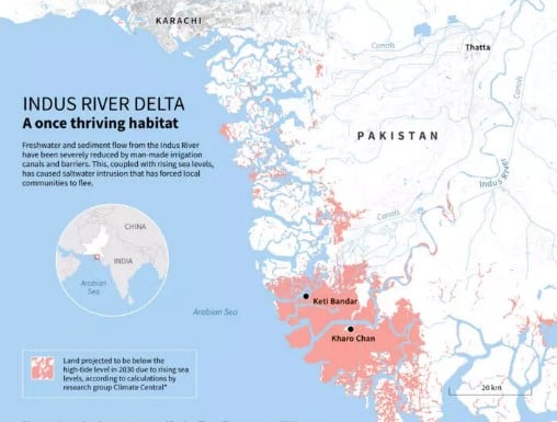 Indus River Delta. — AFP