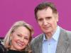 Liam Neeson shows support to Pamela Anderson as she takes final bow