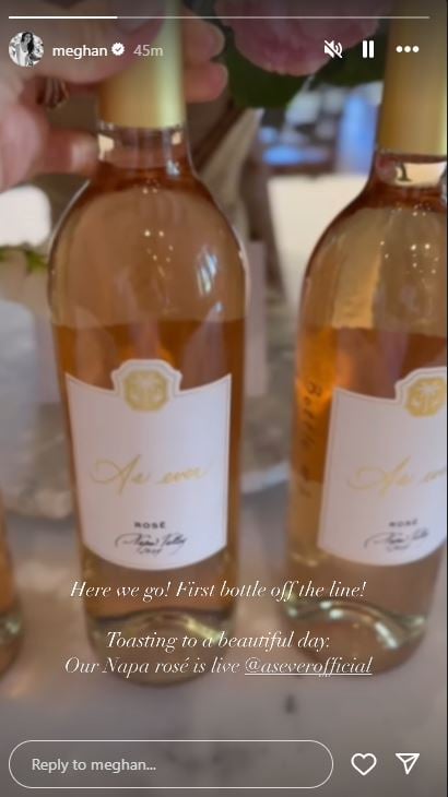 Meghan Markle breaks Instagram hiatus with new rosé wine