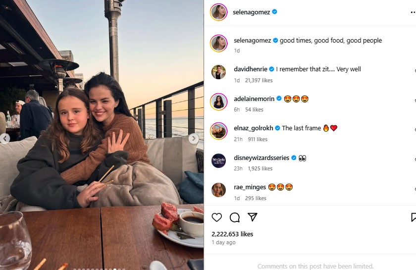 Selena Gomez bonds with mini-me sister Gracie