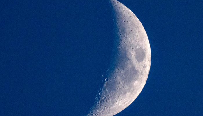 The waxing crescent moon rises over southern Iraq´s Basra on July 30, 2025. — AFP
