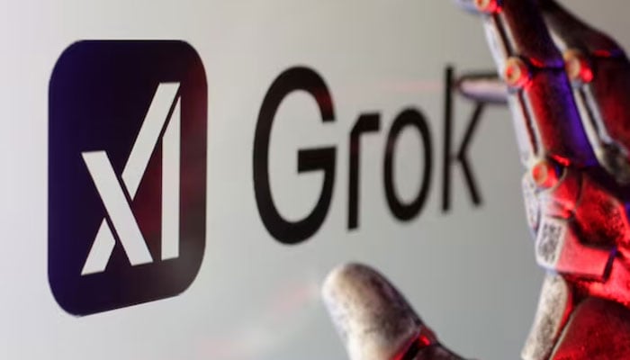 xAI and Grok logos are seen in this illustration taken, February 16, 2025. — Reuters