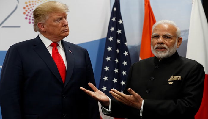 US President Donald Trump meets Indian Prime Minister Narendra Modi during the G20 leaders summit in Buenos Aires, Argentina November 30, 2018. — Reuters