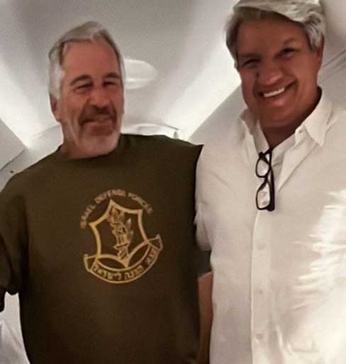 Cotrin with Jeffrey Epstein: Photo: The Telegraph