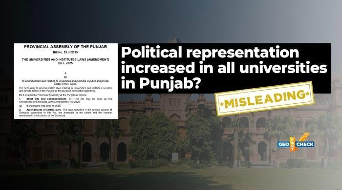Fact-check: Political representation increased in 24 Punjab universities under new law