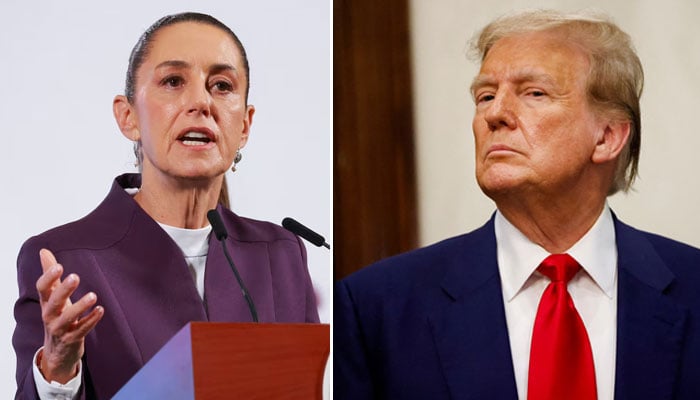 Mexican President Claudia Sheinbaum (left) and US President Donald Trump. — Reuters