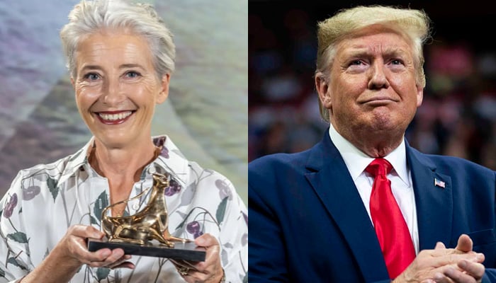 Emma Thompson says Donald Trump practically stalked her