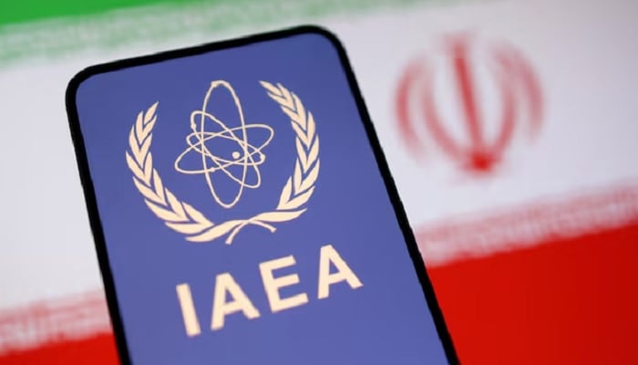 The International Atomic Energy Agency logo and the Iranian flag are seen in this illustration taken June 16, 2025.— Reuters