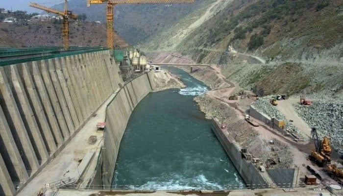 General view of the Neelum-Jhelum Hydropower Project in Nosari, in Kashmir’s Neelum Valley. —AFP/File