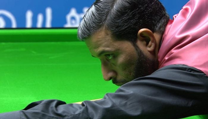 Pakistan’s cueist Mohammad Asif in action during the World Games in Chengdu, China, on August 12, 2025. — Reporter