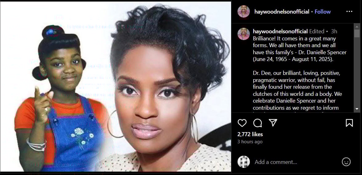 Danielle Spencer, Whats Happening!! star, dies at 60