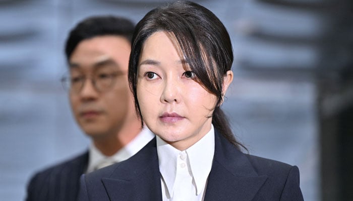 South Koreas former first lady Kim Keon Hee, wife of impeached former president Yoon Suk Yeol, arrives at a court to attend a hearing to review her arrest warrant requested by special prosecutors at the Seoul Central District Court, in Seoul, South Korea, August 12, 2025. — Reuters