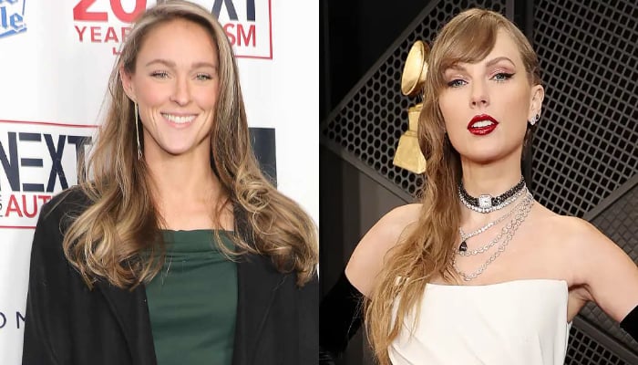 Kylie Kelce hatches plan to convince Jason to get her pet cat to honor Taylor Swifts new album