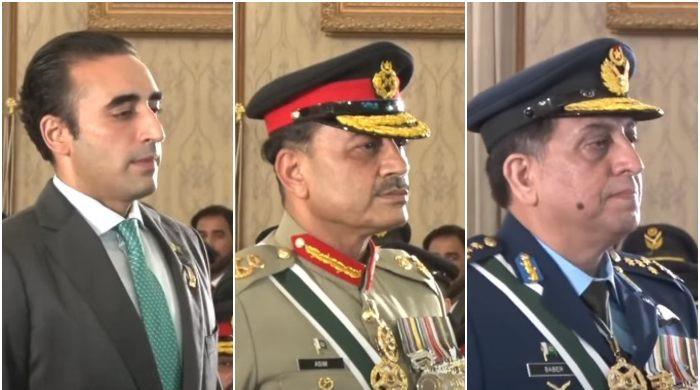 Field Marshal, PAF chief, PPP chief among others conferred national awards