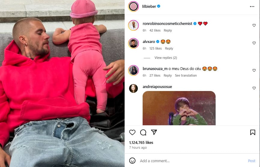 Justin Bieber melts hearts in matching outfit with son Jack Blues