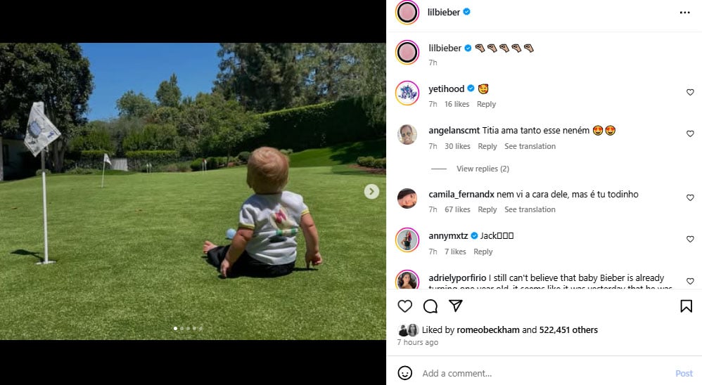 Justin Bieber melts hearts in matching outfit with son Jack Blues