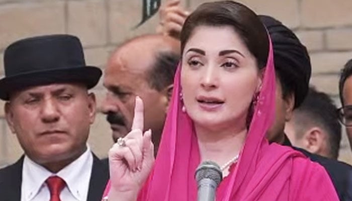 Punjab Chief Minister Maryam Nawaz addresses Pakistani community in Tokyo, on August 18, 2025. — ScreengrabviaGeoNews