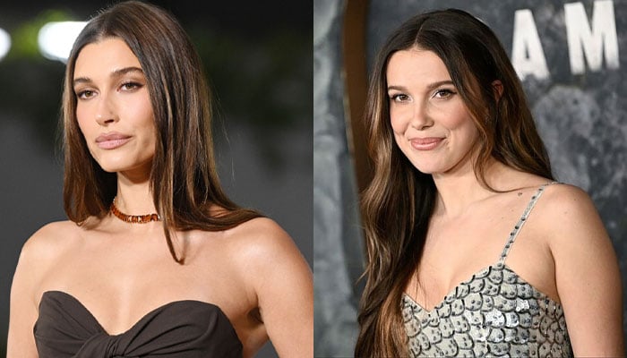 Millie Bobby Brown gives Hailey Bieber a playful shoutout