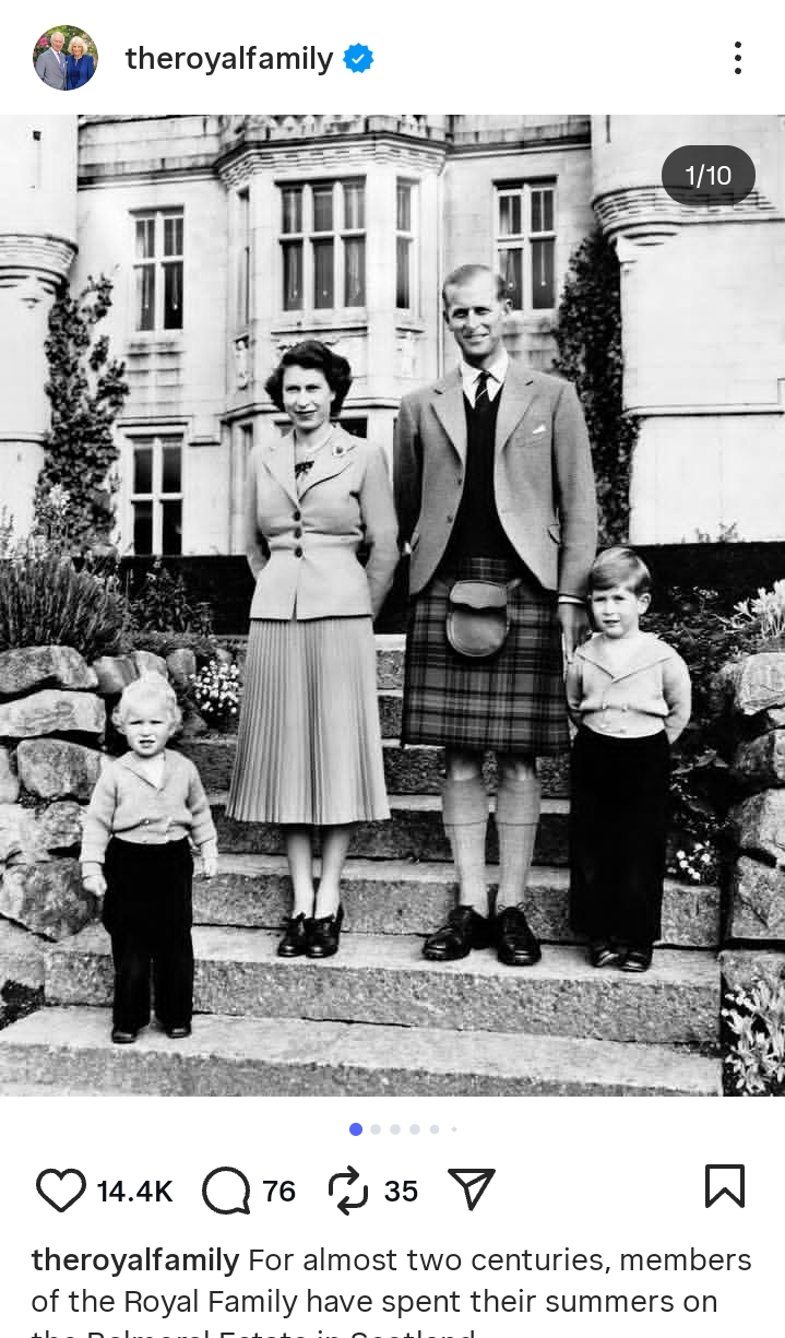 Buckingham Palace releases rare photos after Andrew joins King Charles at Balmoral