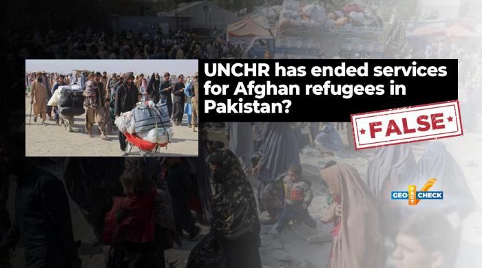 Fact-check: False posts claim UNHCR has ended services for refugees in Pakistan