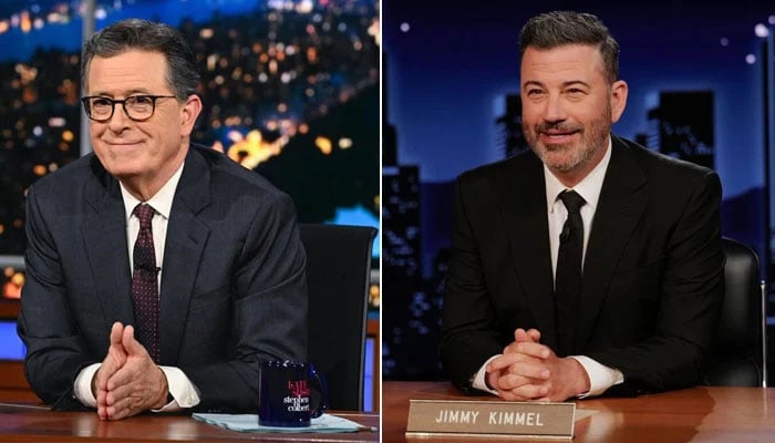 Jimmy Kimmel shuts down rumors about Stephen Colbert’s show losses