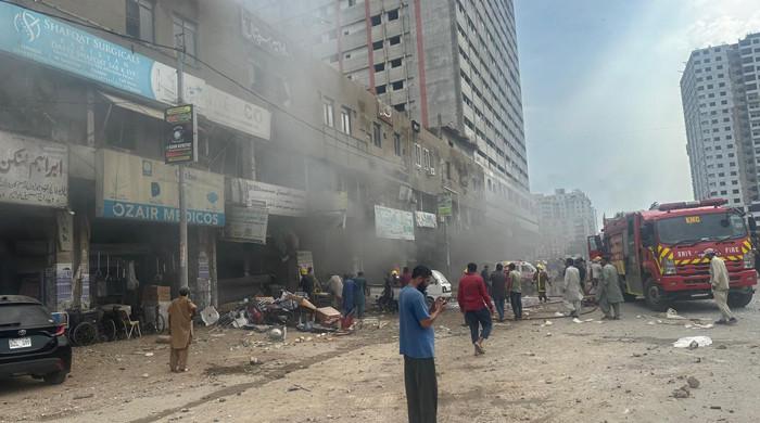 Karachi fireworks warehouse blast death toll rises to five Karachi fireworks warehouse blast death toll rises to five