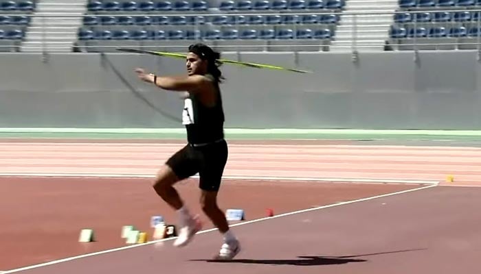 Pakistan’s javelin thrower Yasir Sultan in action during the Asian Throwing Championship in South Korea on August 22, 2025. — ScreengrabviaInstagram/yasir__sultan