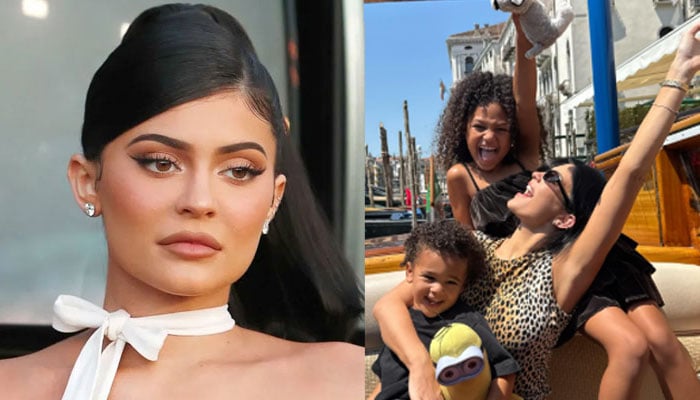 Kylie Jenner posts adorable snaps of Stormi and Aire in bubble bath