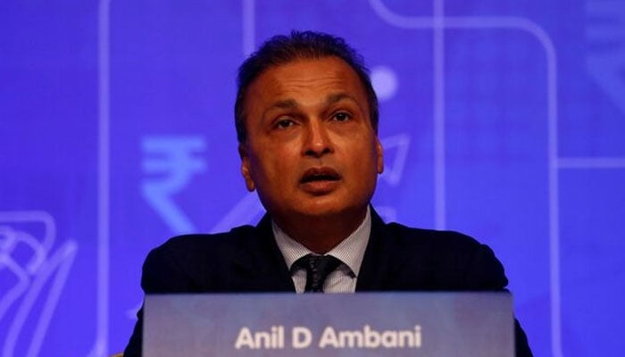 Anil Ambani, chairman of the Reliance Anil Dhirubhai Ambani Group, addresses shareholders during the companys annual general meeting in Mumbai, India, September 18, 2018. — Reuters
