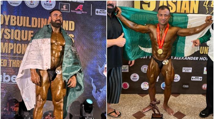 Pakistan wins two gold medals at Asian Bodybuilding Championship
