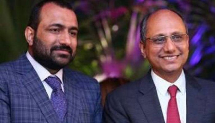 The image shows Sindh Local Government Minister Saeed Ghani (right) along with his brother Farhan Ghani. — Facebook@farhan.ghani.988