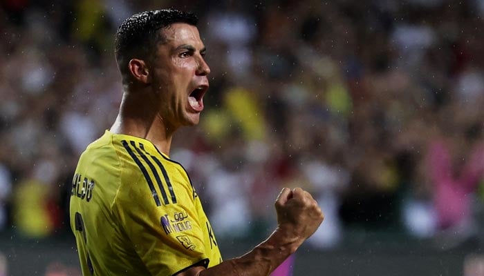 Al Nassrs Cristiano Ronaldo celebrates after scoring during the penalty shootout on August 23, 2025. — Reuters
