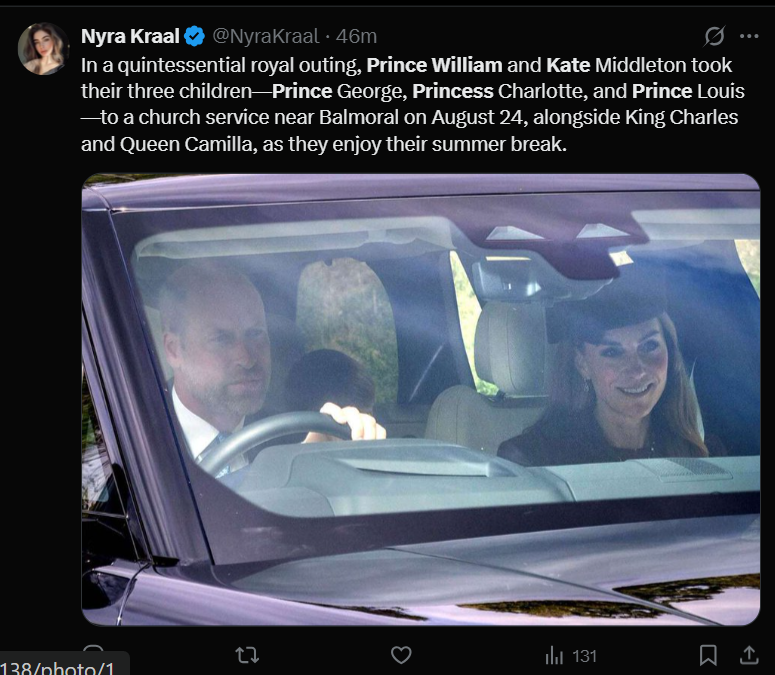 Kate Middleton, Prince William step out with George, Charlotte and Louis: See pics