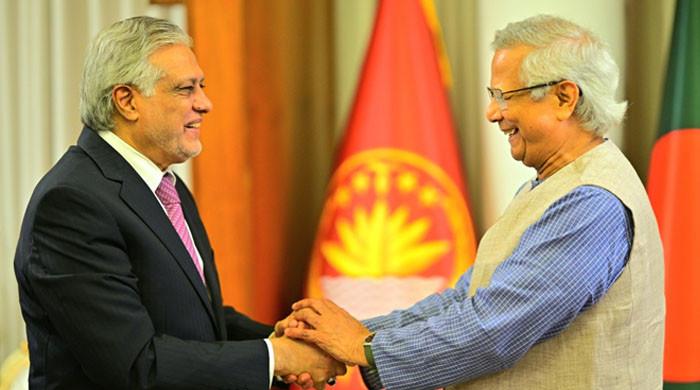 Dar meets Bangladesh's Yunus to discuss bilateral trade enhancement